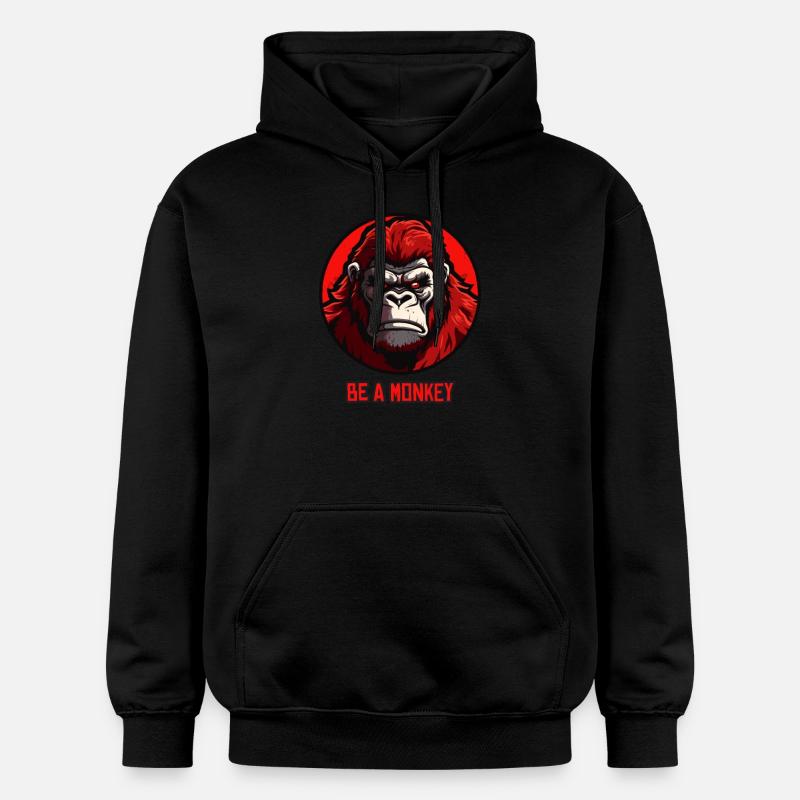 Soyez un singe - Sweat à capuche Softstyle® Gildan Unisexe - noir