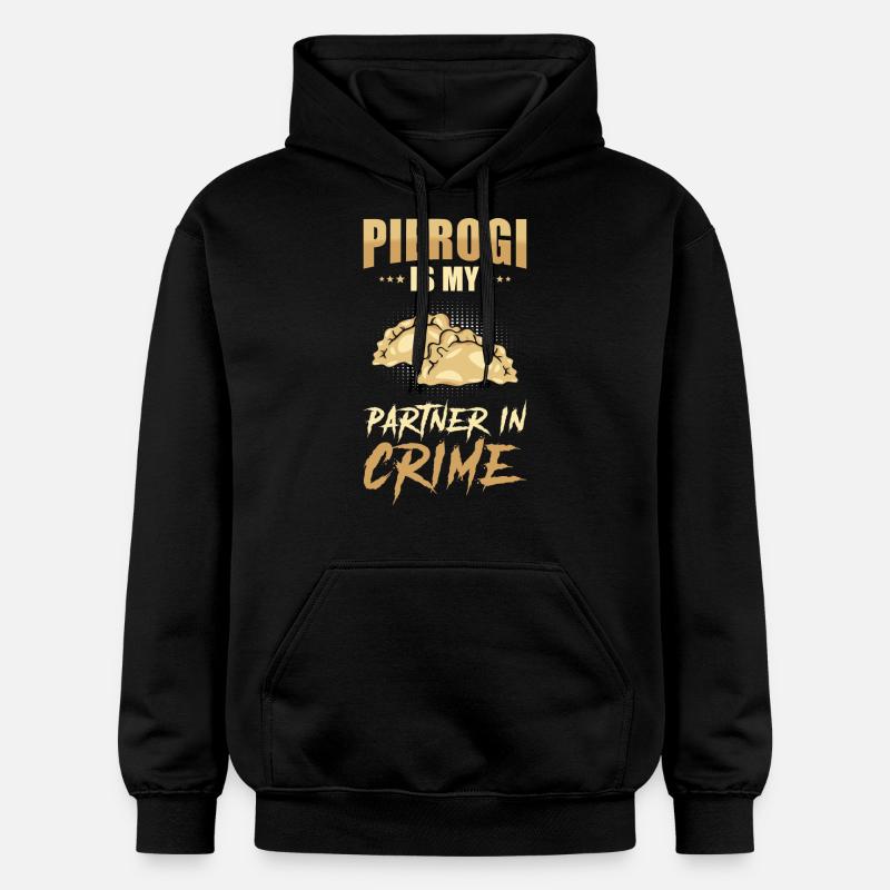 Boulettes Pierogi - Sweat à capuche Softstyle® Gildan Unisexe - noir