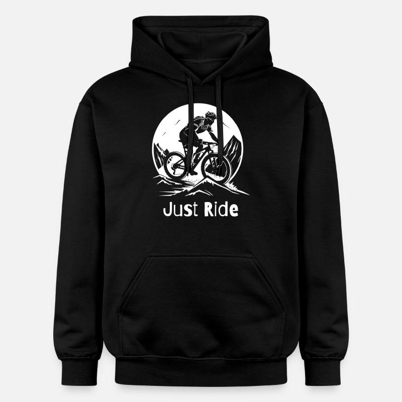 VTT facile - Sweat à capuche Softstyle® Gildan Unisexe - noir