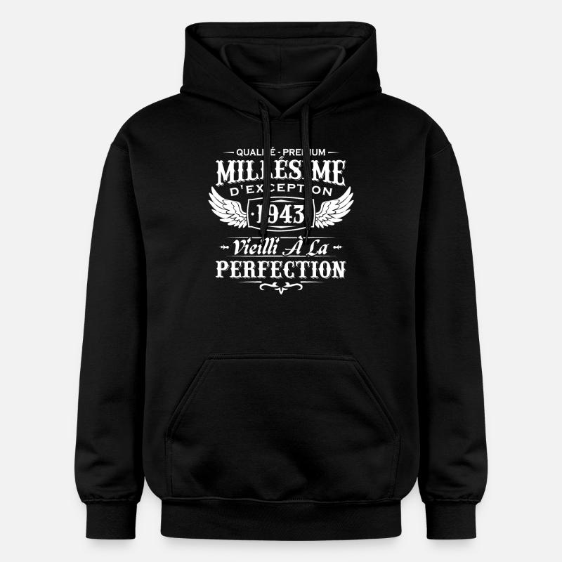 Millésime 1943 - Sweat à capuche Softstyle® Gildan Unisexe - noir