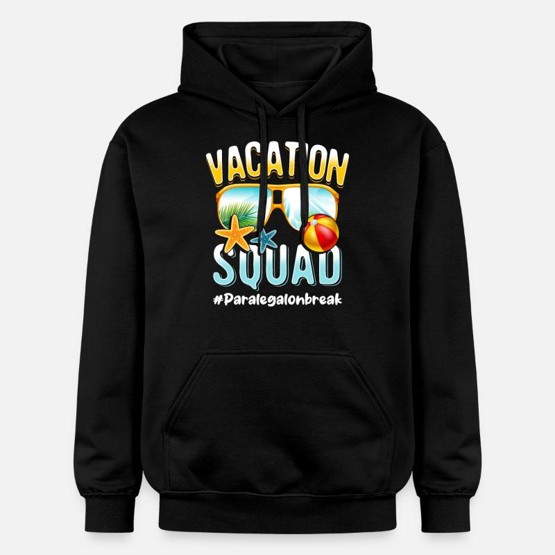 Paralegal Vacation Squad #Paralegalonbreak - Sweat à capuche Softstyle® Gildan Unisexe - noir