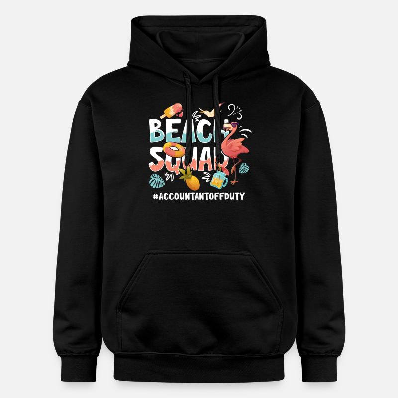 Comptable Vacances Beach Group - Sweat à capuche Softstyle® Gildan Unisexe - noir