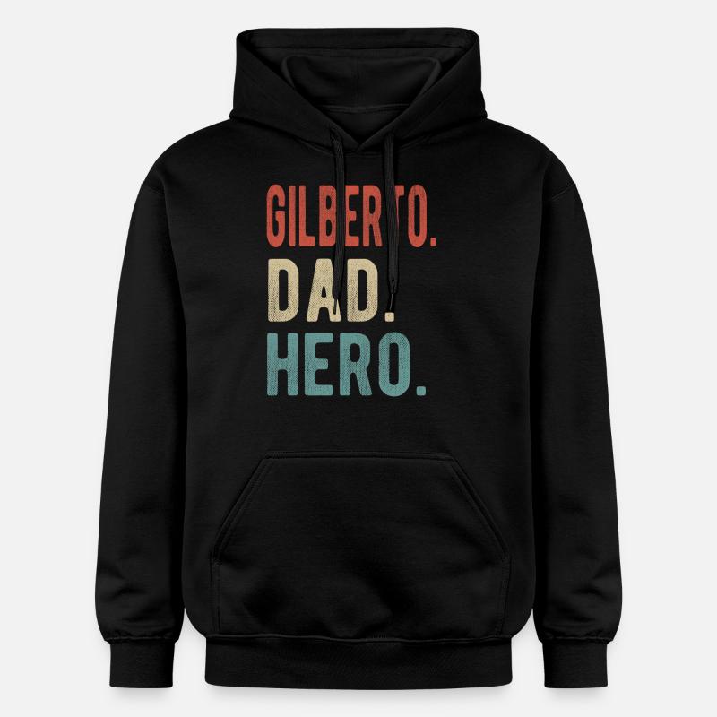 Gilberto Papa Héros - Sweat à capuche Softstyle® Gildan Unisexe - noir