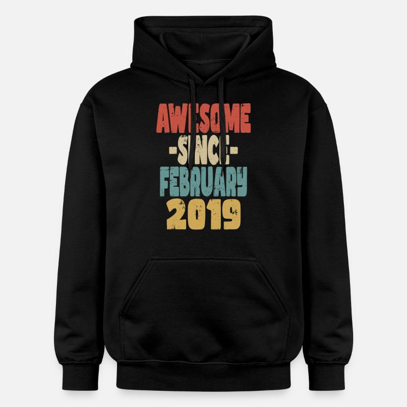 Génial Février 2019 - Sweat à capuche Softstyle® Gildan Unisexe - noir