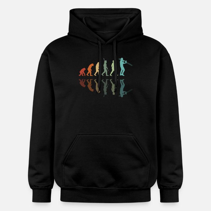 Tromboniste évolution - Sweat à capuche Softstyle® Gildan Unisexe - noir