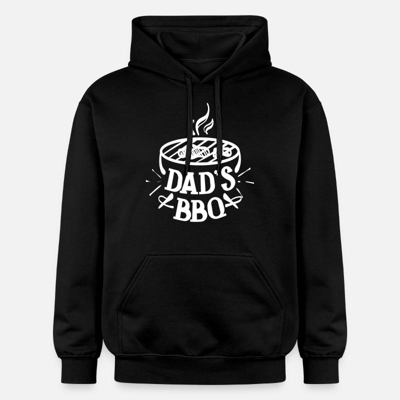 Le BBQ de papa - Sweat à capuche Softstyle® Gildan Unisexe - noir