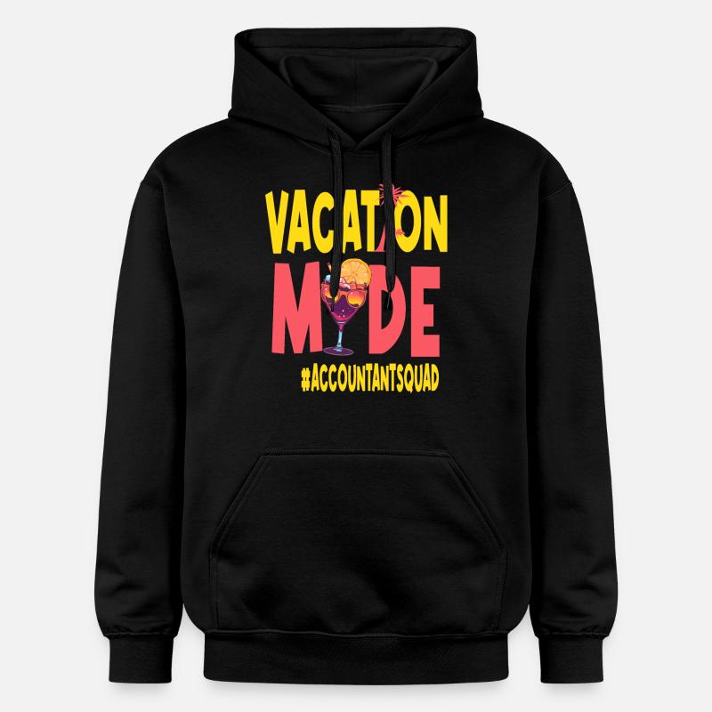 Comptable Vacances Vacy Mode Comptable - Sweat à capuche Softstyle® Gildan Unisexe - noir