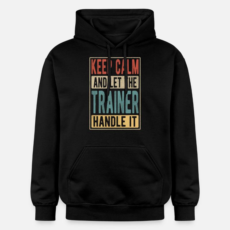 Trainer Retro Geschenk - Gildan Unisex Softstyle® Midweight Hoodie - Schwarz