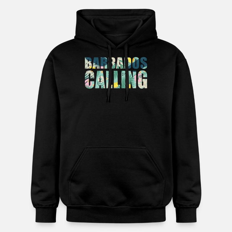 Barbade Souvenir Vacances Barbade Calling - Sweat à capuche Softstyle® Gildan Unisexe - noir