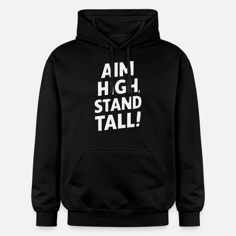 Visez haut, tenez-vous debout - Sweat à capuche Softstyle® Gildan Unisexe - noir