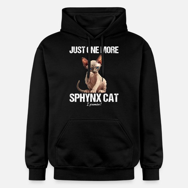 Sphynx Kitten Sphynx Cat - Gildan Unisex Softstyle® Midweight Hoodie - black