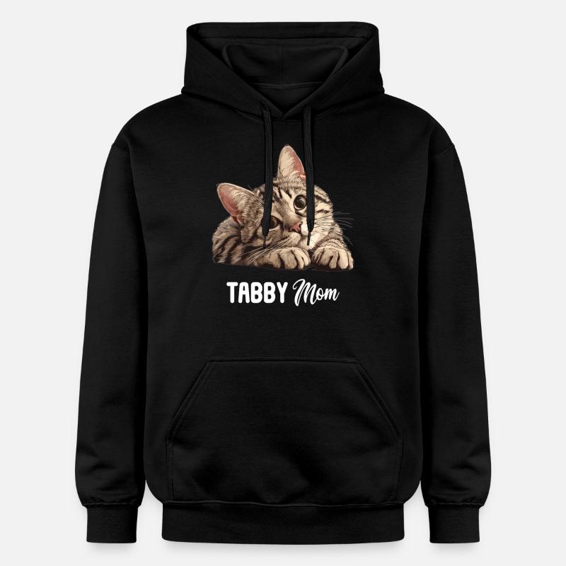 Tabby Kätzchen Tabby Katze - Gildan Unisex Softstyle® Midweight Hoodie - Schwarz