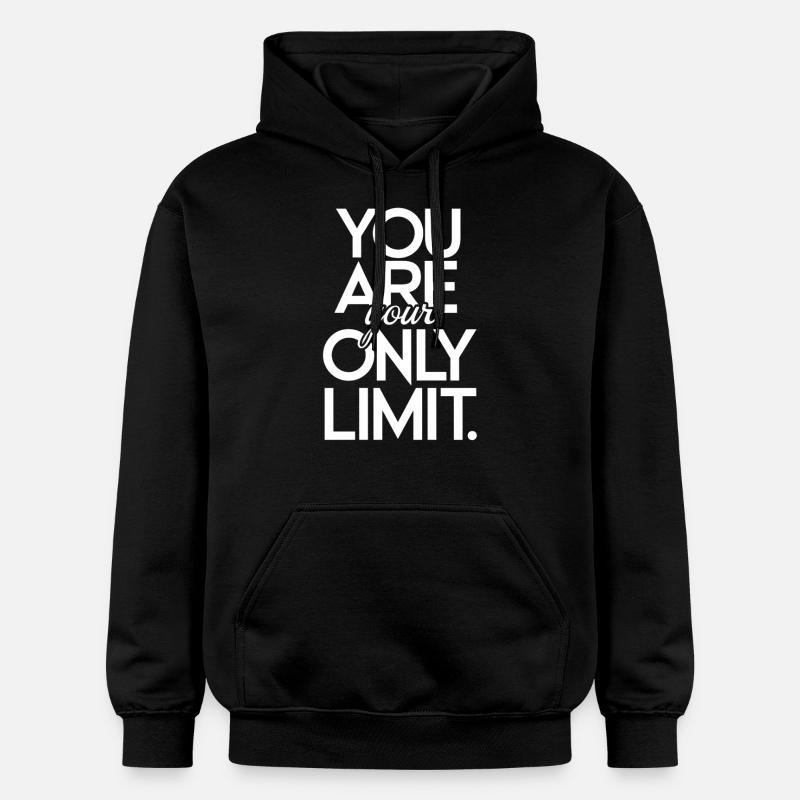 Vous êtes votre seule limite - Sweat à capuche Softstyle® Gildan Unisexe - noir