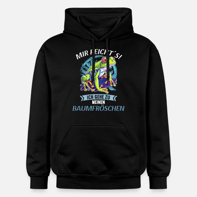 Tree Frog Baumfrösche Baumfrosch - Gildan Unisex Softstyle® Midweight Hoodie - Schwarz