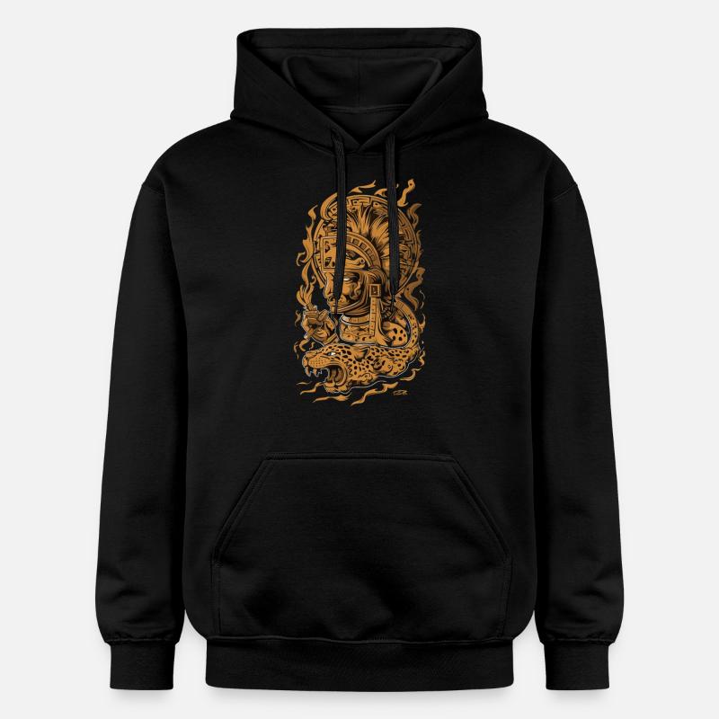 Dieu aztèque Mythologie ancienne Tezcatlipoca - Sweat à capuche Softstyle® Gildan Unisexe - noir