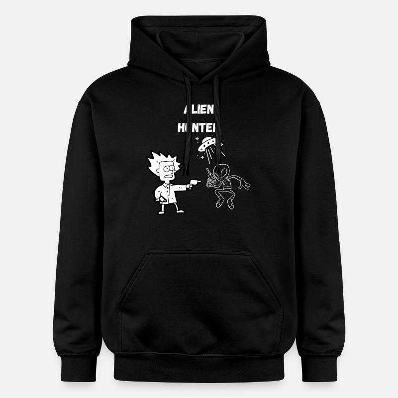Chasseur d’extraterrestres 2.0 - Sweat à capuche Softstyle® Gildan Unisexe - noir