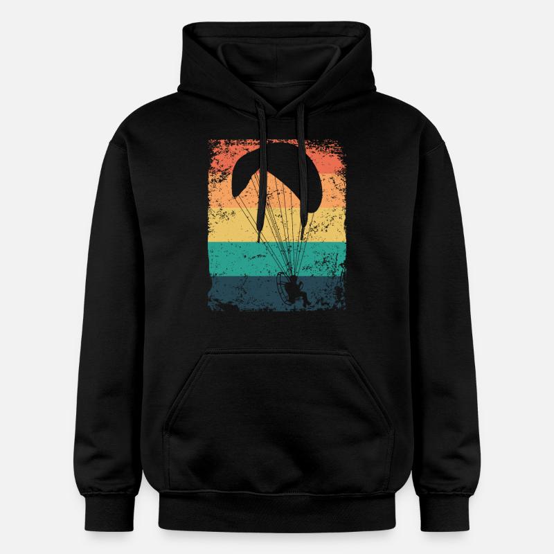 Parapente motorisé Paramoteur Paramoteur - Sweat à capuche Softstyle® Gildan Unisexe - noir