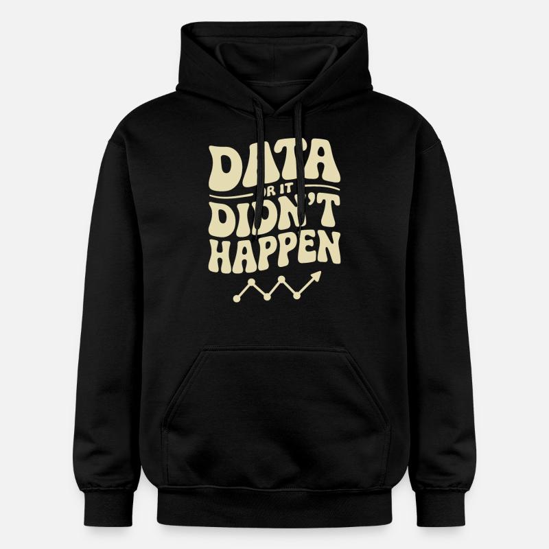 Data Analyst Data Scientist Data - Sweat à capuche Softstyle® Gildan Unisexe - noir