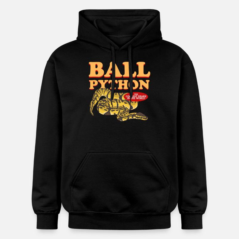 Roi Python Python Serpents Cadeau - Sweat à capuche Softstyle® Gildan Unisexe - noir