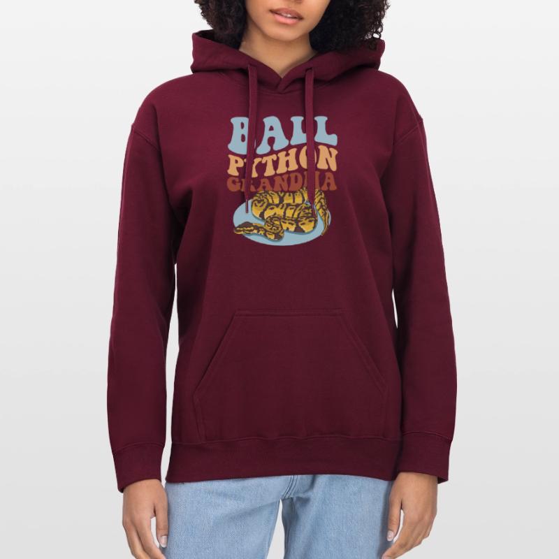 Roi Python Mamie Python Serpent Cadeau Sweat à capuche Softstyle® Gildan Unisexe