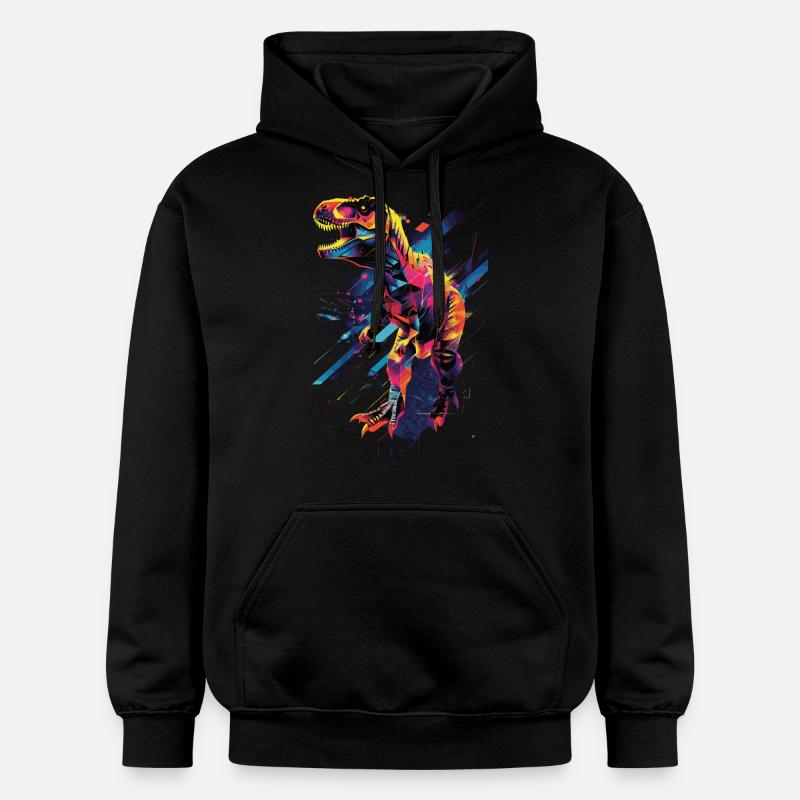 T-Rex - Sweat à capuche Softstyle® Gildan Unisexe - noir