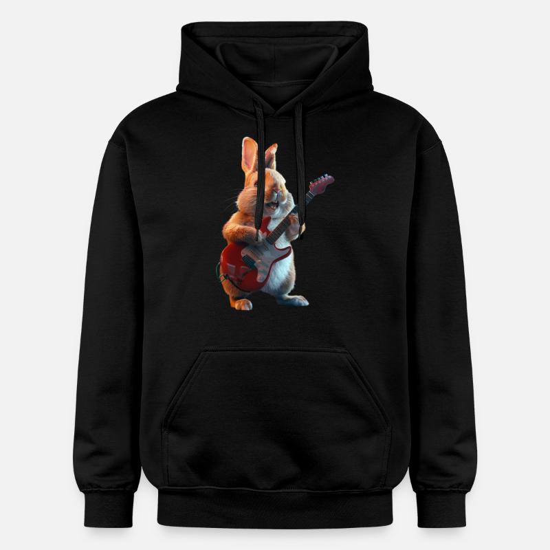 Lapin - Sweat à capuche Softstyle® Gildan Unisexe - noir