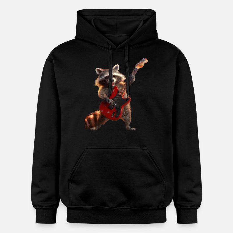 Raton laveur - Sweat à capuche Softstyle® Gildan Unisexe - noir