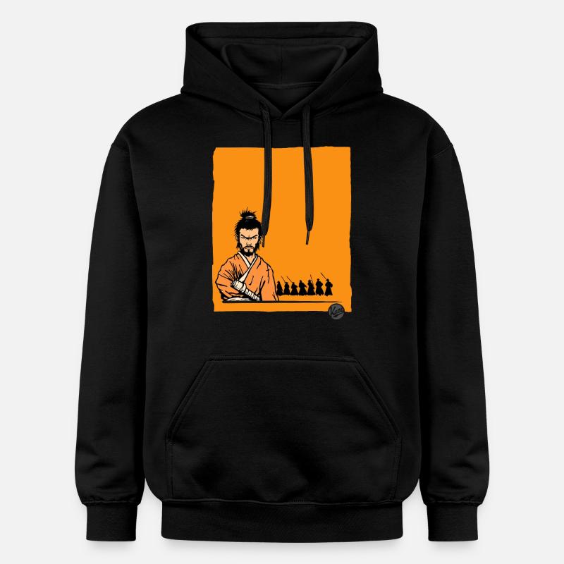 Le samouraï mortel - Sweat à capuche Softstyle® Gildan Unisexe - noir