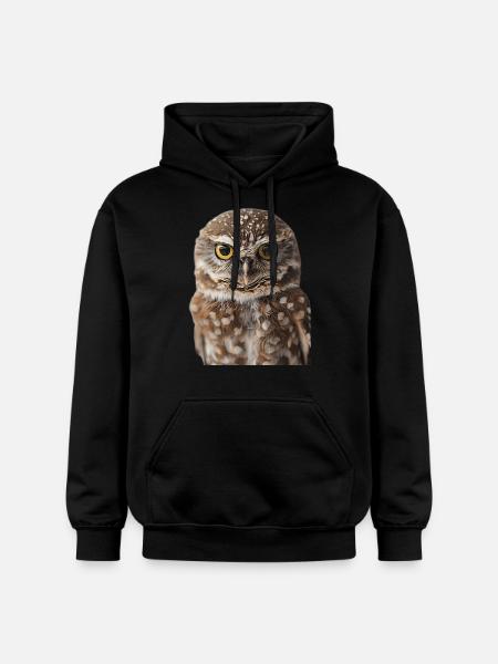 Eule - Gildan Unisex Softstyle® Midweight Hoodie - Schwarz
