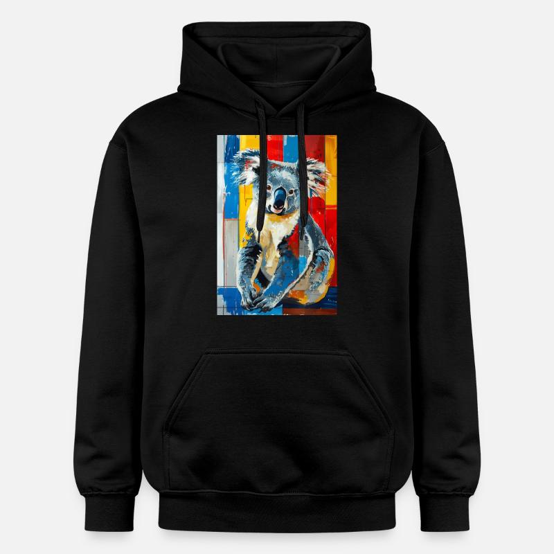 Koala - Sweat à capuche Softstyle® Gildan Unisexe - noir