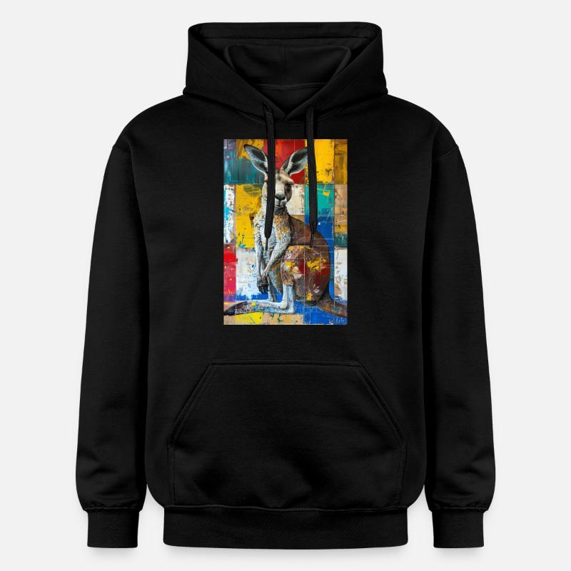 Kangourou - Sweat à capuche Softstyle® Gildan Unisexe - noir