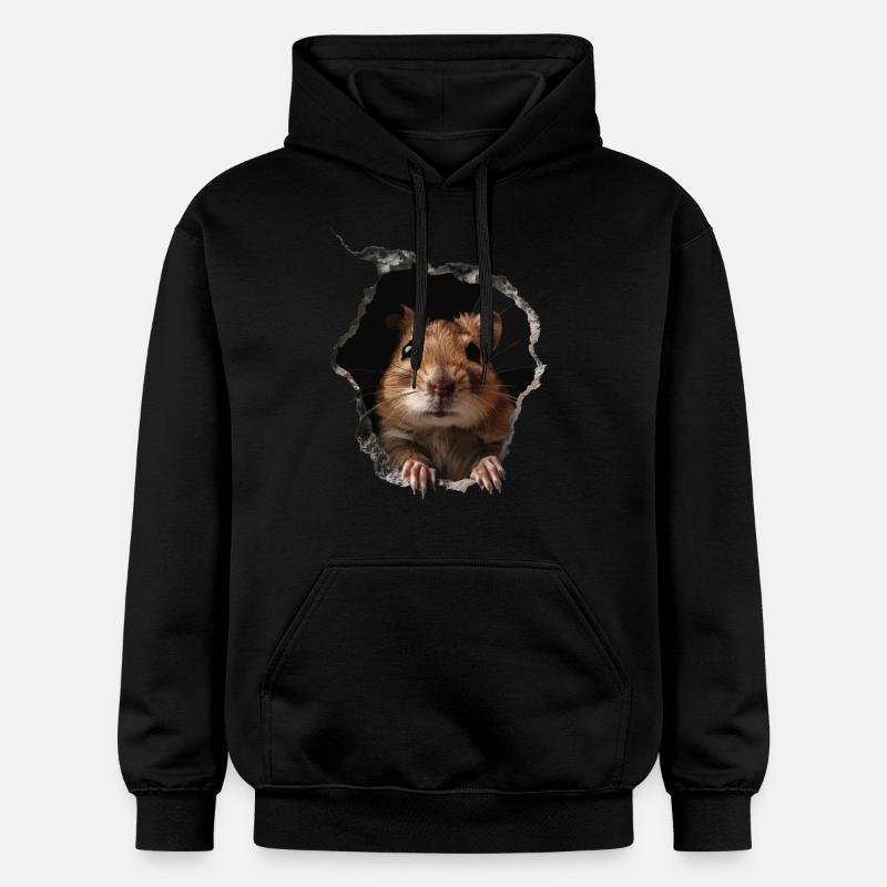Agouti - Sweat à capuche Softstyle® Gildan Unisexe - noir
