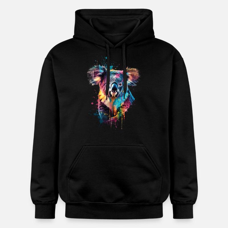 Koala - Sweat à capuche Softstyle® Gildan Unisexe - noir