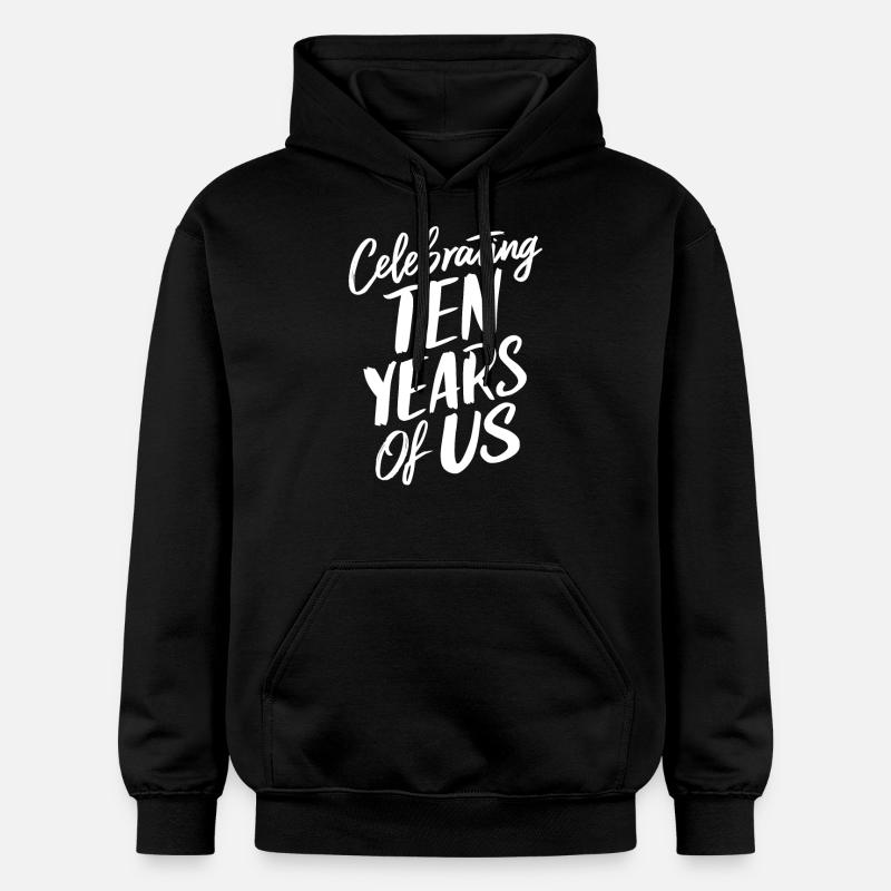 Célébration du dixième anniversaire - Sweat à capuche Softstyle® Gildan Unisexe - noir