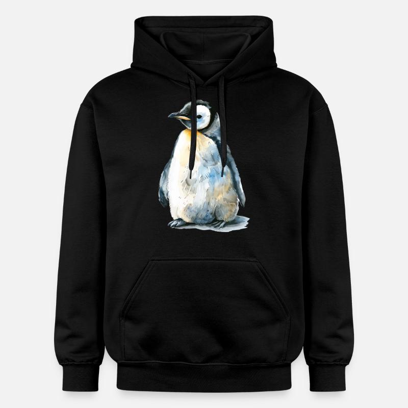Pingouin - Sweat à capuche Softstyle® Gildan Unisexe - noir