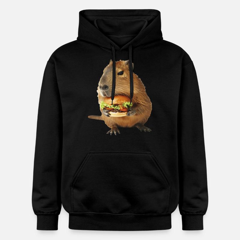 Capybara - Sweat à capuche Softstyle® Gildan Unisexe - noir