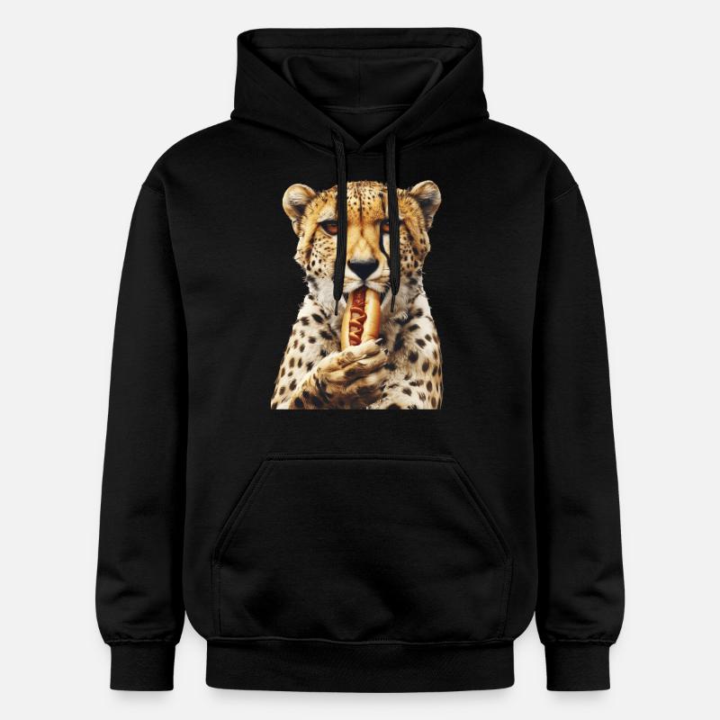 Guépard - Sweat à capuche Softstyle® Gildan Unisexe - noir