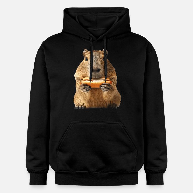 Capybara - Sweat à capuche Softstyle® Gildan Unisexe - noir