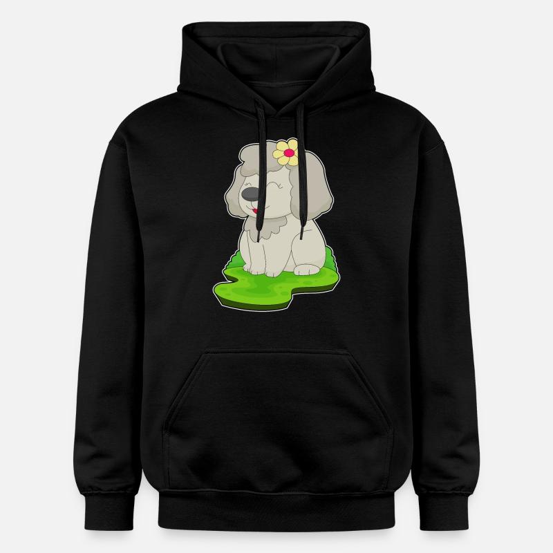 Fleur de chien - Sweat à capuche Softstyle® Gildan Unisexe - noir