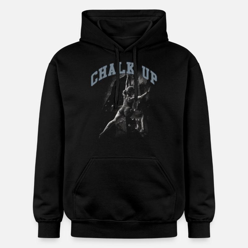 Chalk Up Boulderer Bloc - Sweat à capuche Softstyle® Gildan Unisexe - noir