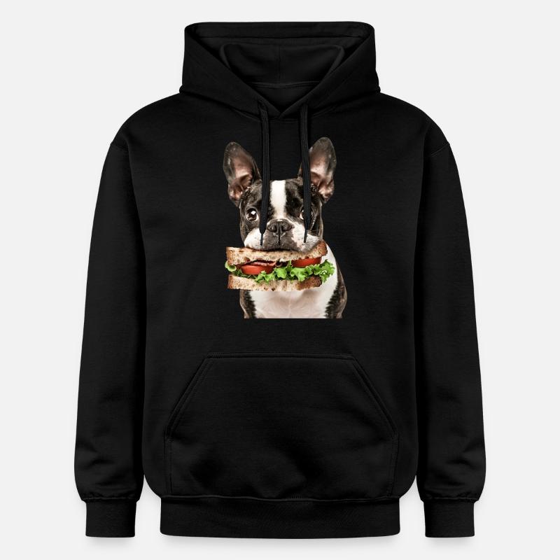 Boston Terrier - Sweat à capuche Softstyle® Gildan Unisexe - noir