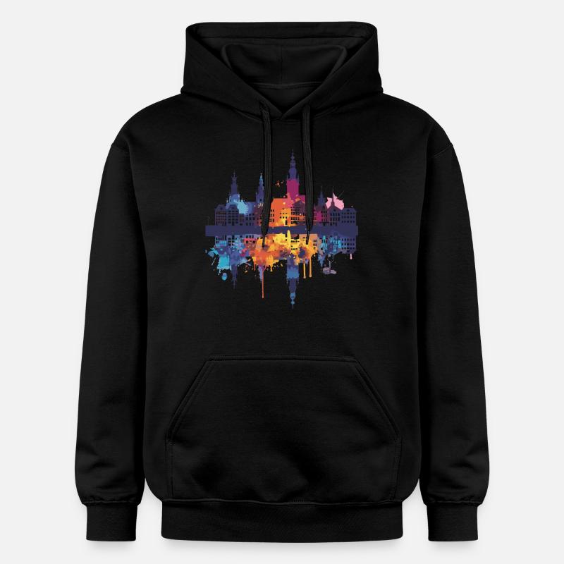Schiedam - Sweat à capuche Softstyle® Gildan Unisexe - noir