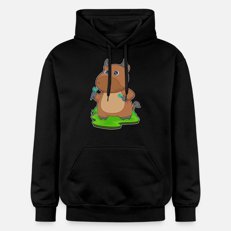 Bull Dart Dart - Sweat à capuche Softstyle® Gildan Unisexe - noir