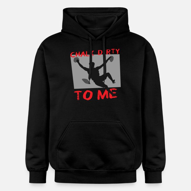 Craie Dirty To Me Boulderer - Sweat à capuche Softstyle® Gildan Unisexe - noir