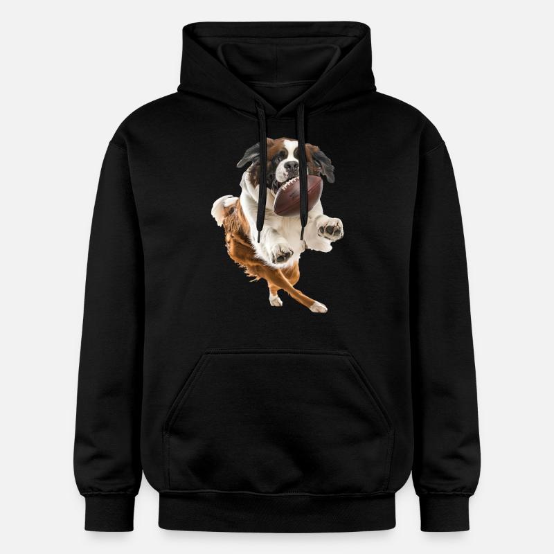 Saint-bernard - Sweat à capuche Softstyle® Gildan Unisexe - noir