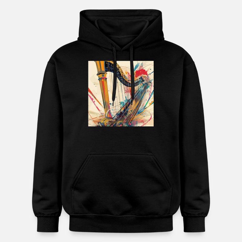 Harpe - Sweat à capuche Softstyle® Gildan Unisexe - noir