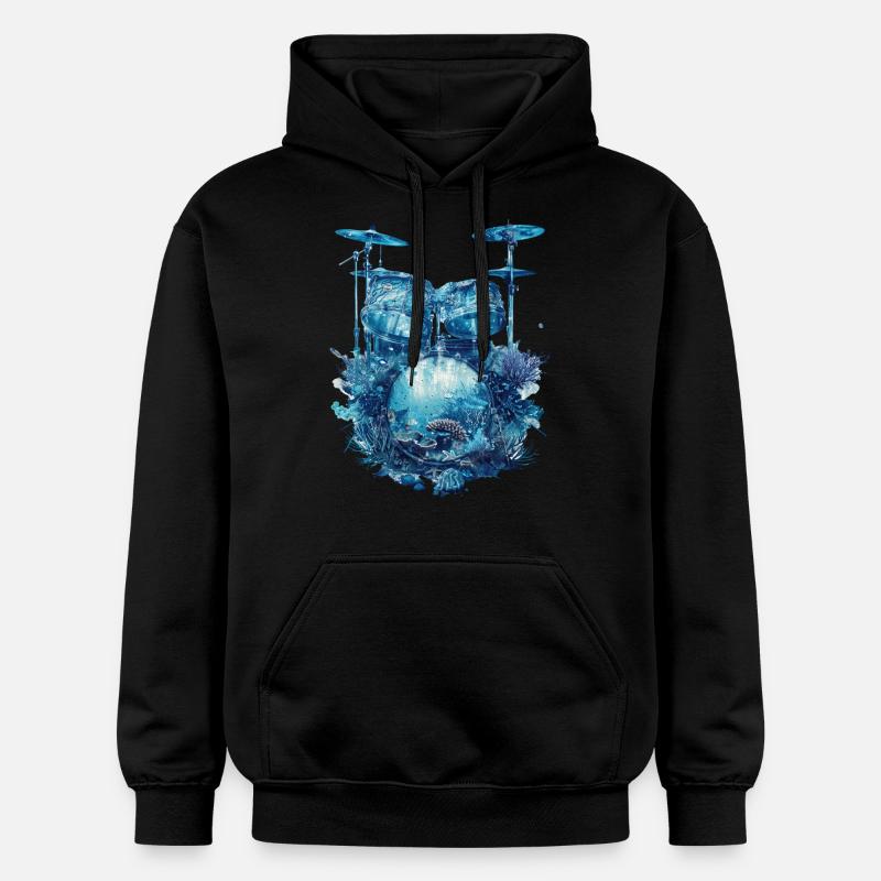 Fûts de poisson - Sweat à capuche Softstyle® Gildan Unisexe - noir