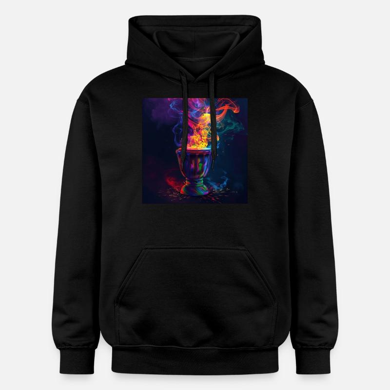 Percussion - Sweat à capuche Softstyle® Gildan Unisexe - noir