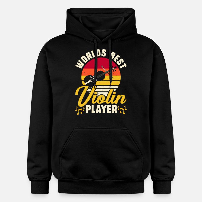 Meilleur violoniste du monde - Sweat à capuche Softstyle® Gildan Unisexe - noir