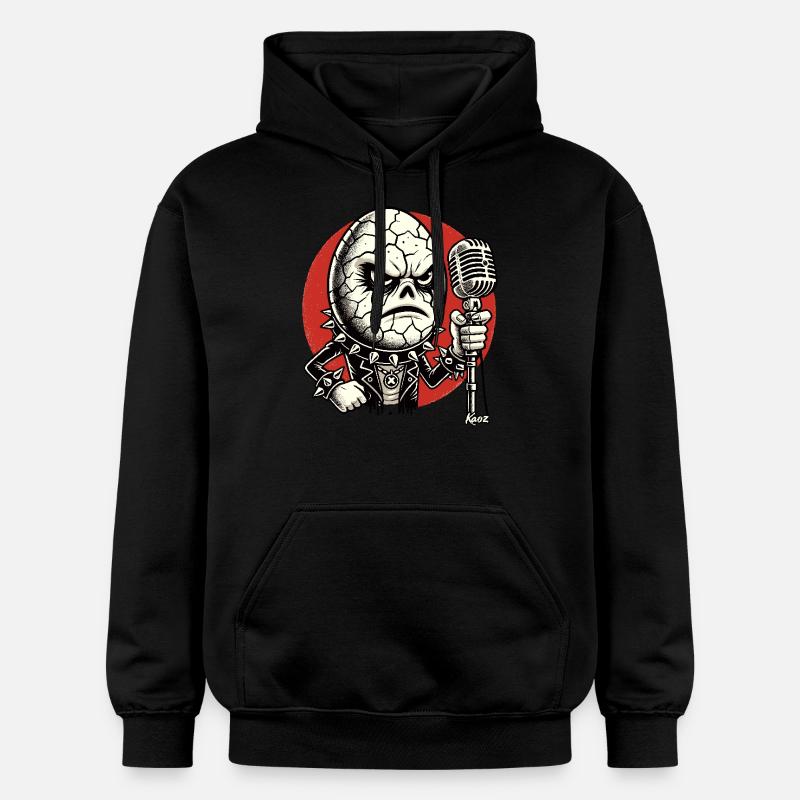 Groupe punk Rock Oeuf - Sweat à capuche Softstyle® Gildan Unisexe - noir